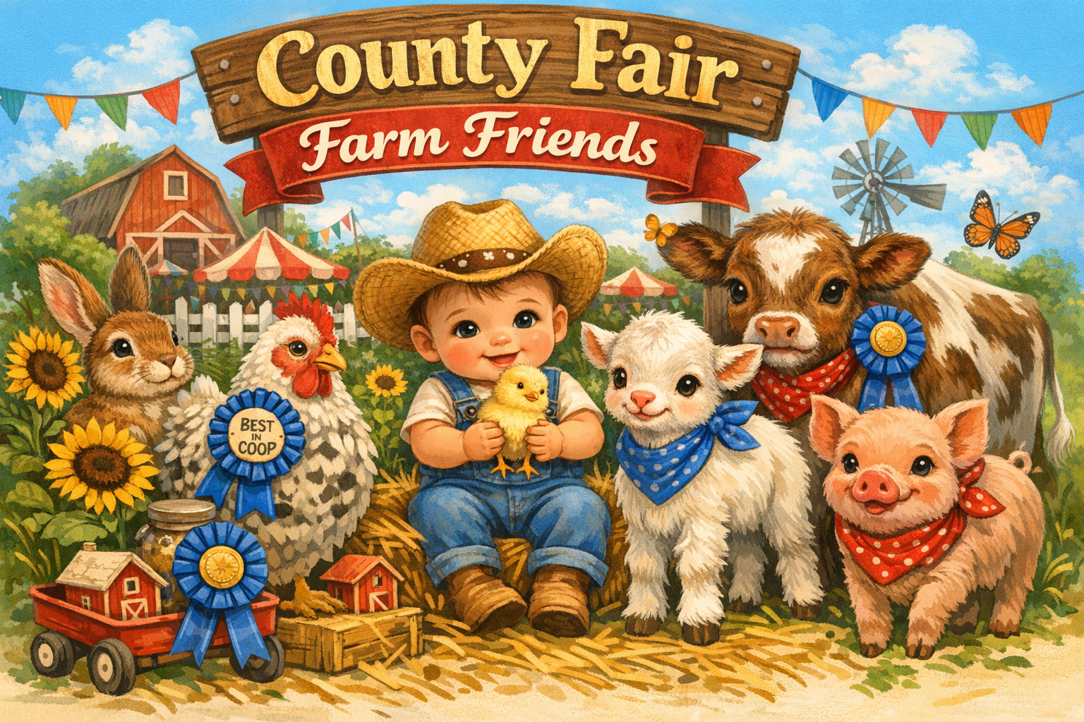 The County Fair Farm Friends