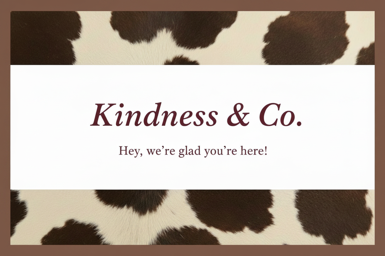 Kindness & Co. Hero Banner